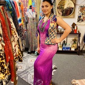 Vintage Made India Embroidered Vest